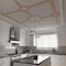 Ekena Millwork 78 34W x 78 34H x 14T Large Olivia Decorative Fretwork Wood Ceiling Panels, Maple CELW79X79X0250OLVMA - alternate 2